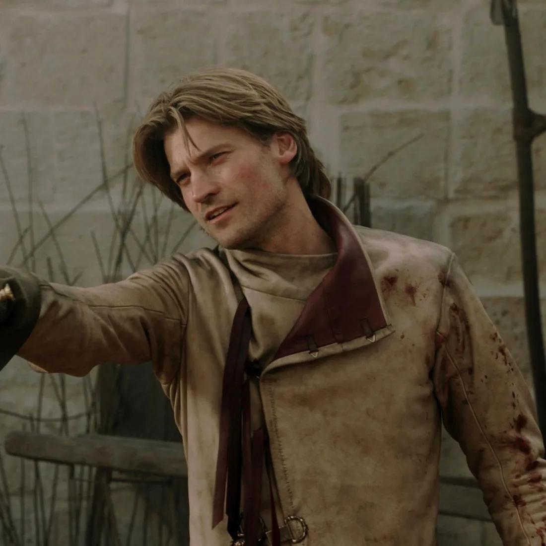Jaime Lannister in armour, lit by a window.