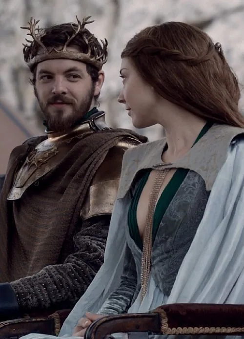 Renly Baratheon and Margaery Tyrell together.